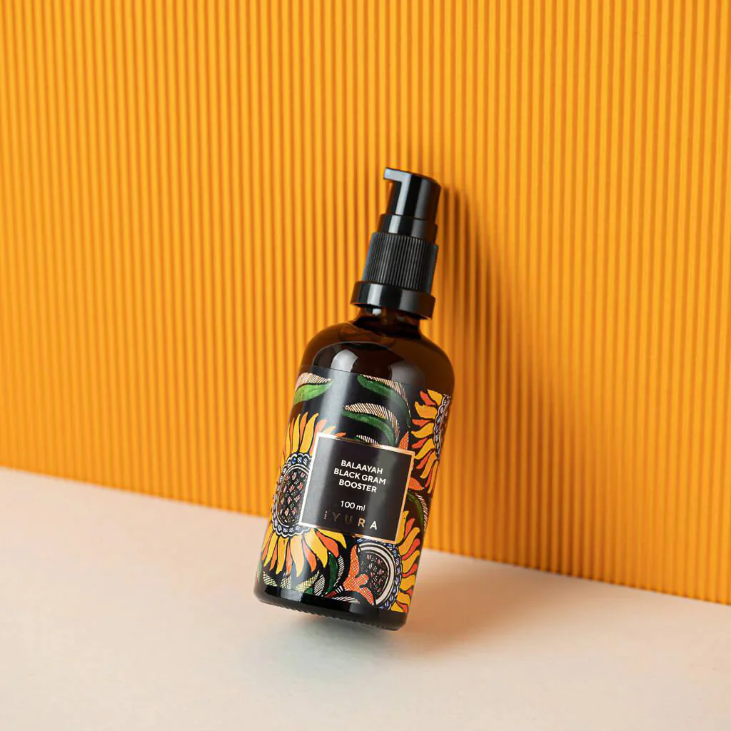 Balaayah Black Gram Booster: Un Ayurvedic olio corpo intenso che idrata la pelle secca - Image 6