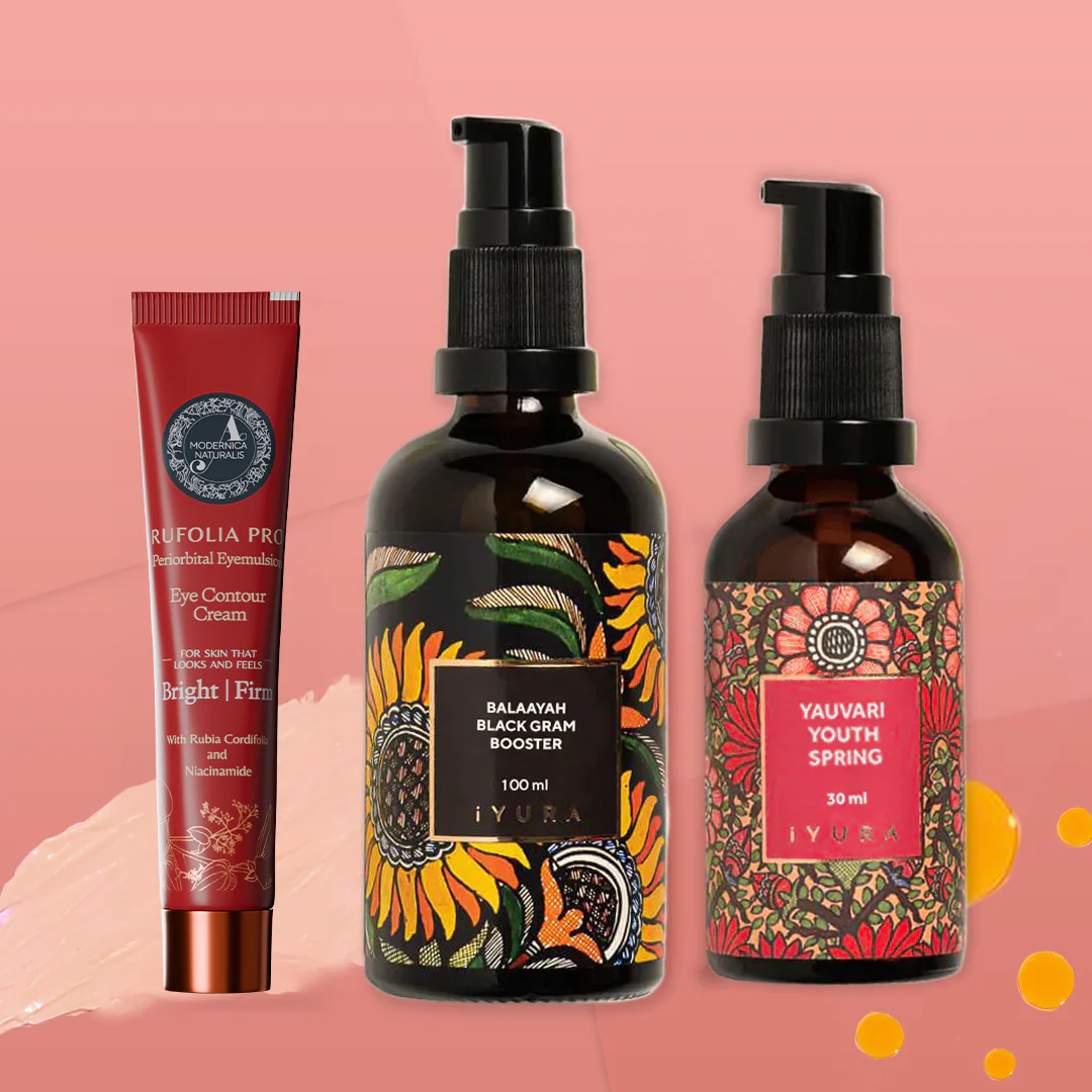 Bestseller Bundle per Viso e Corpou più venduta in un unico kit. Nutre, illumina, idrata e fa molto di più!