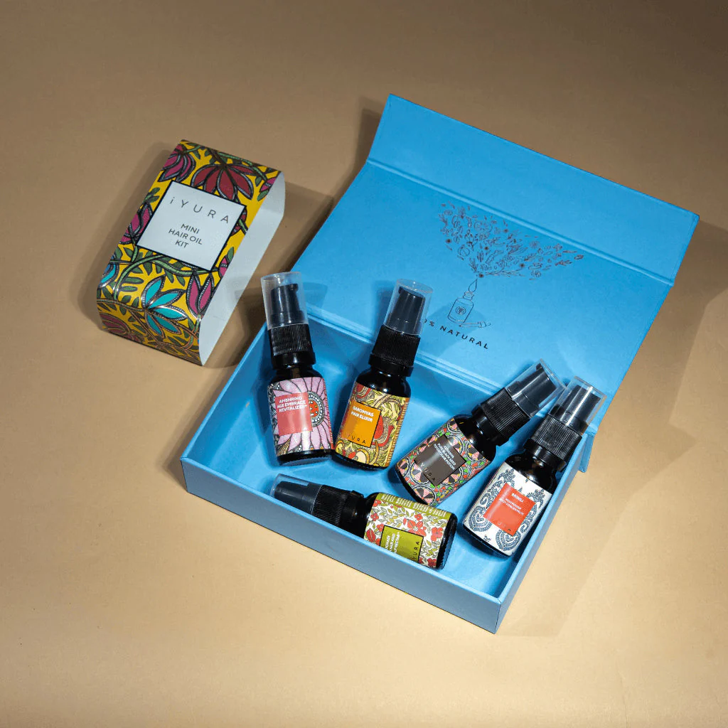 Mini Kit Oli per capelli - 5 Mini Oli Ayurvedici - Image 4