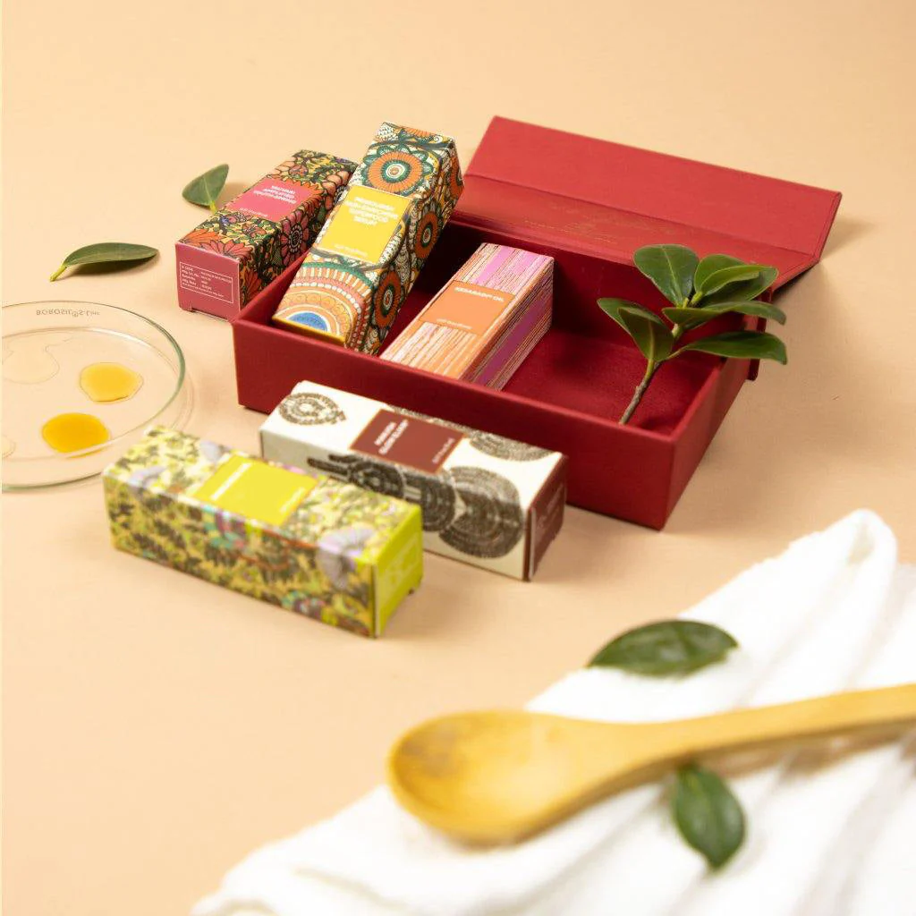 Mini kit di oli per il viso con bacchetta per il massaggio personale del viso Layuna - Image 2