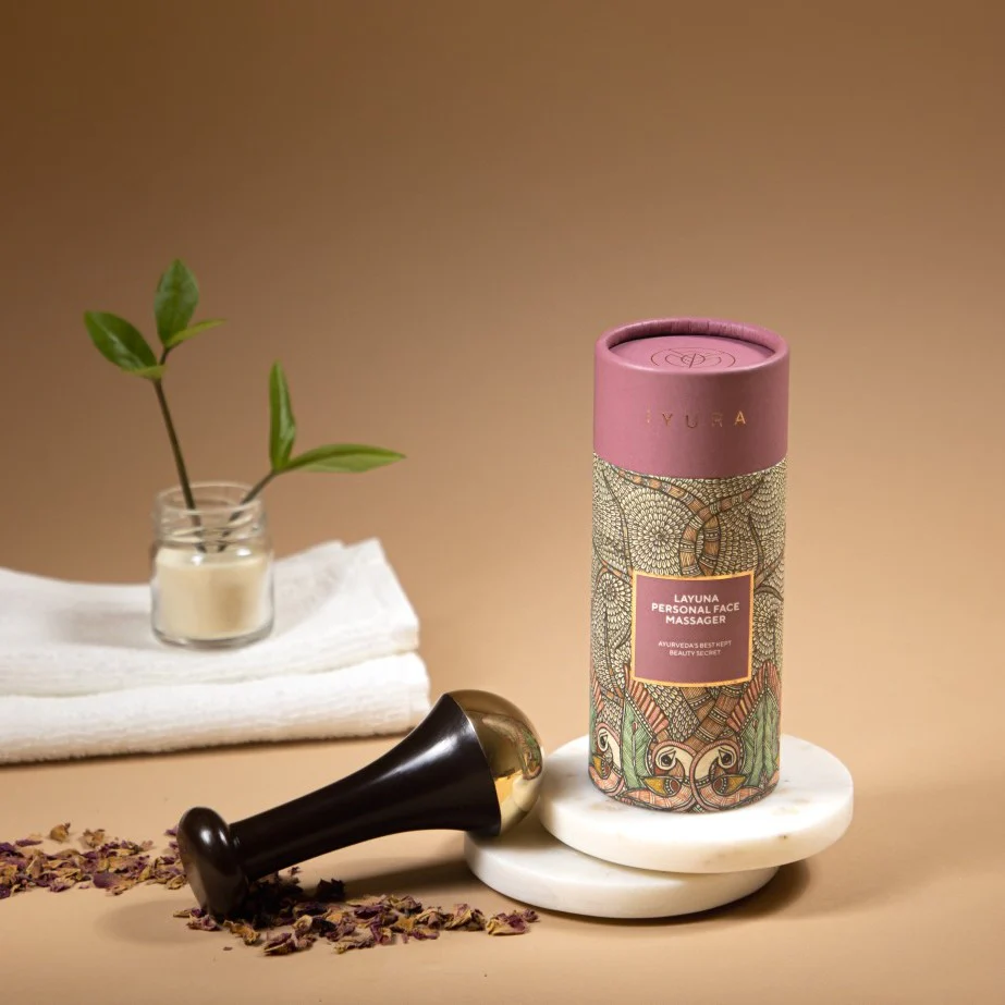 Mini kit di oli per il viso con bacchetta per il massaggio personale del viso Layuna - Image 6