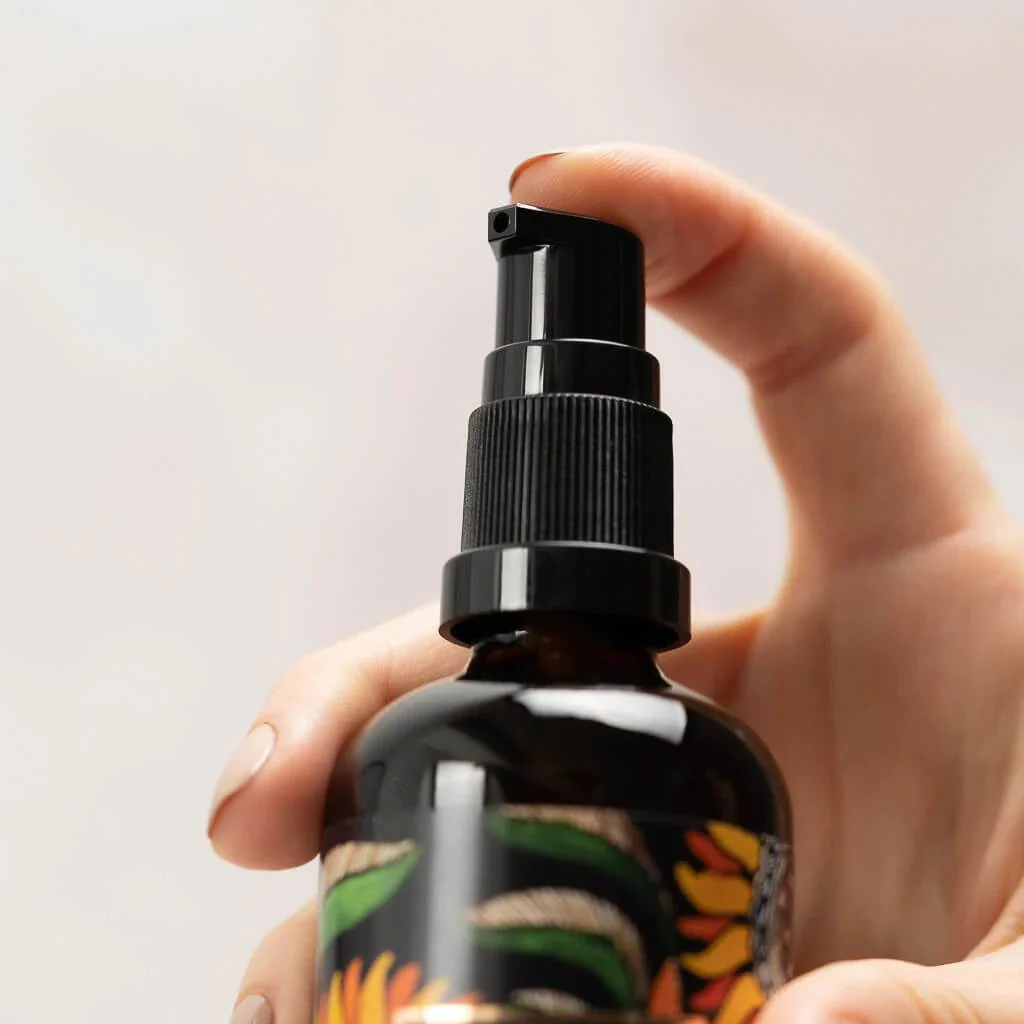 Olio per il corpo 'Oro Nero' - realizzato con grani neri, fagioli di velluto e sale cristallino dell'Himalaya - il miglior idratante per il corpo per pelli flaccide, cadenti, secche e mature. - Image 7