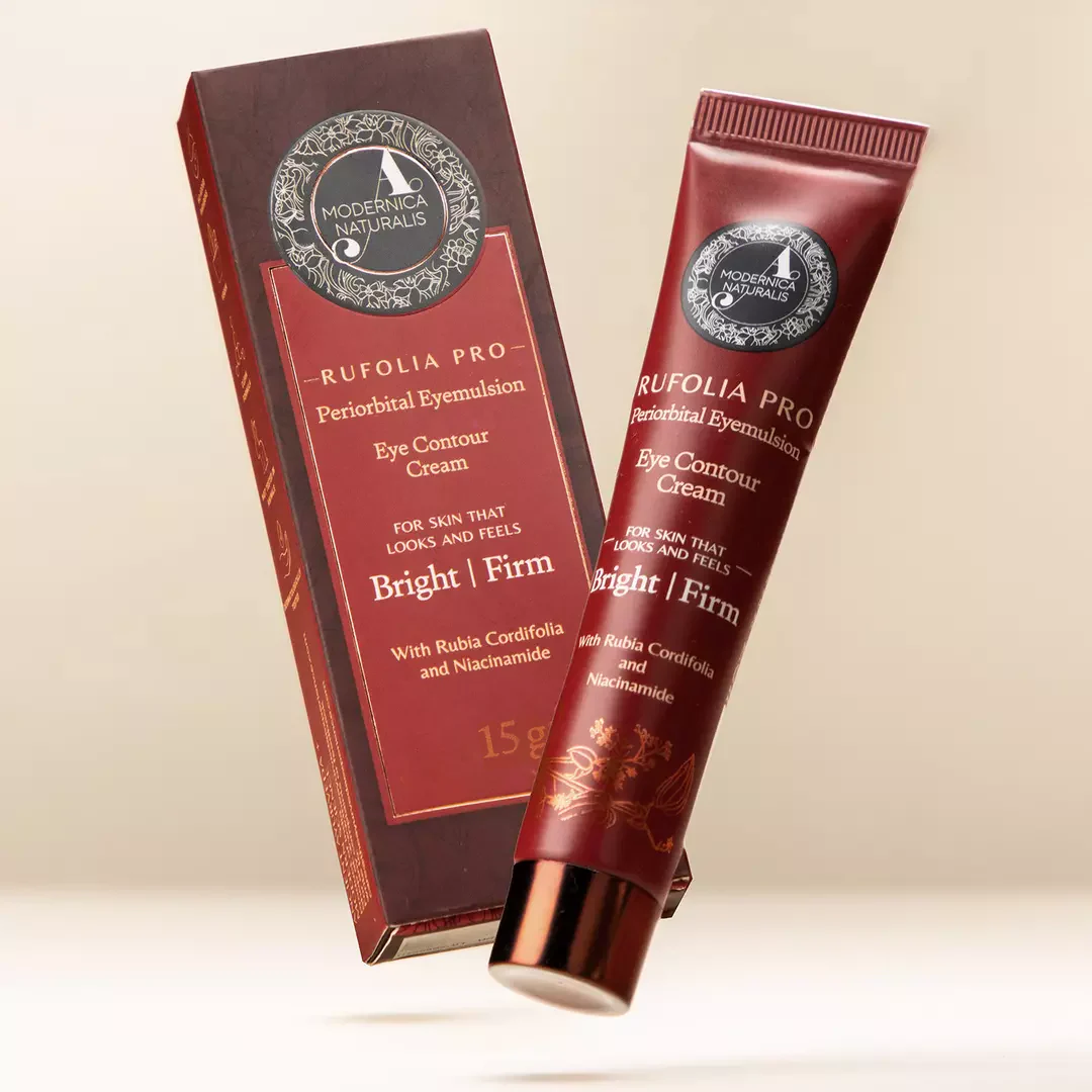 Rufolia Pro Emulsione Oculare Peri-orbitale- una crema illuminante per il contorno occhi con Manjishtha, Aloe Vera, Niacinamide e Hyaluronic acid - Confezione da 5 - Image 4